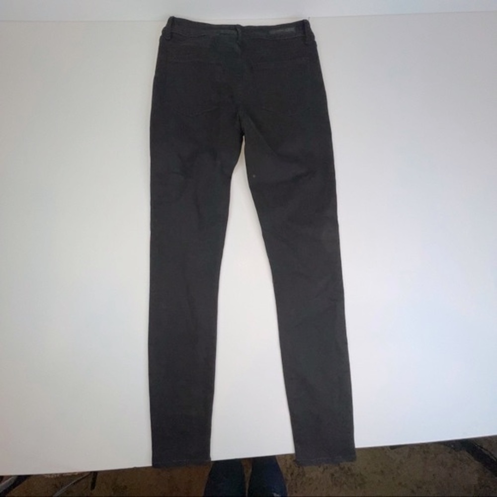 NEW Articles of Society Sarah Skinny Bailey Jeans Black Silver Tuxedo Stripe - Picture 11 of 17